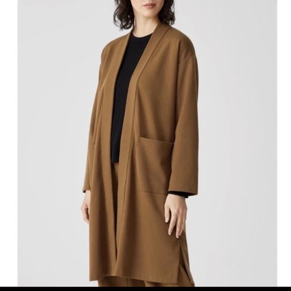 Eileen Fisher Flex Ponte Belted Jacket NWOT - Picture 5 of 9